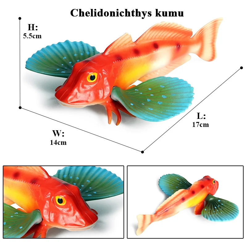 Sea Life Animals Model Action Figures Ocean Fish Aquarium Figurines PVC Educational Kids Toy