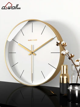 

Silent Automatic Wall Clock Modern Design Luxury Living Room Golden Wall Clock Children Unique Relogio Parede Wall Watch JJ60WC
