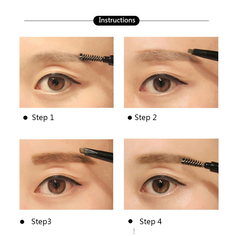 Waterproof Eyebrow Pencil Double Ended Eyebrow Pencil for Women Long Lasting Eye Brow Tint Eyebrow Enhancer Pencil Cosmetics Waterproof Eyebrow Pencil Double Ended Eyebrow Pencil for Women Long Lasting Eye Brow Tint Eyebrow Enhancer Pencil Cosmetics