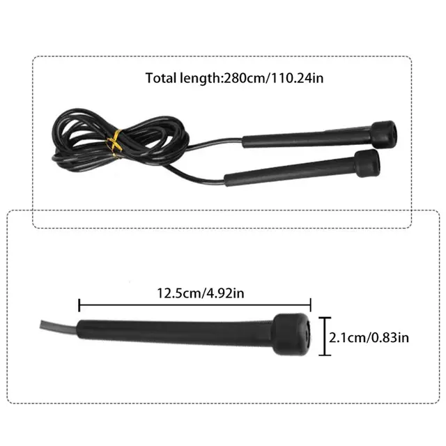 Jump Rope Adjustable Speed Skipping Crossfit Workout Gym Aerobic Exercise Boxing Mens Pro Skipping Rope