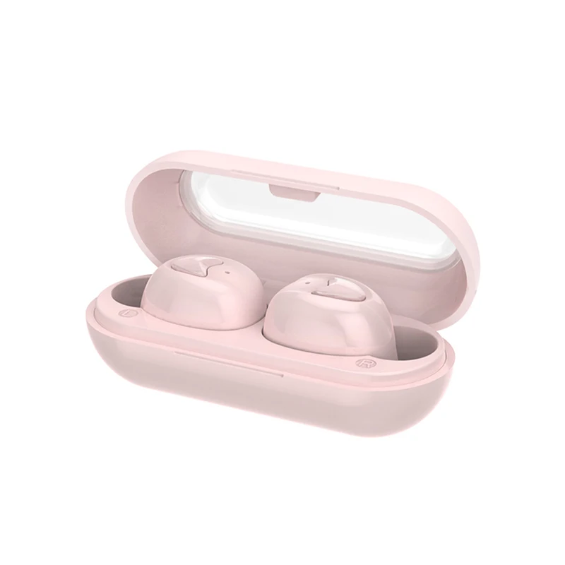 TW10 Bluetooth наушники Macaron беспроводные наушники Музыкальная гарнитура с шумоподавлением Игровые наушники стерео беспроводные наушники розовые