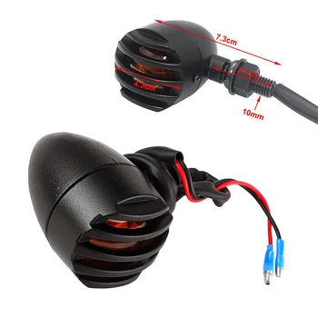 

4pcs LED Yellow Motorcycle Motorbike Headlights Turn Signal Lights Low Power Consumption Durable To Use