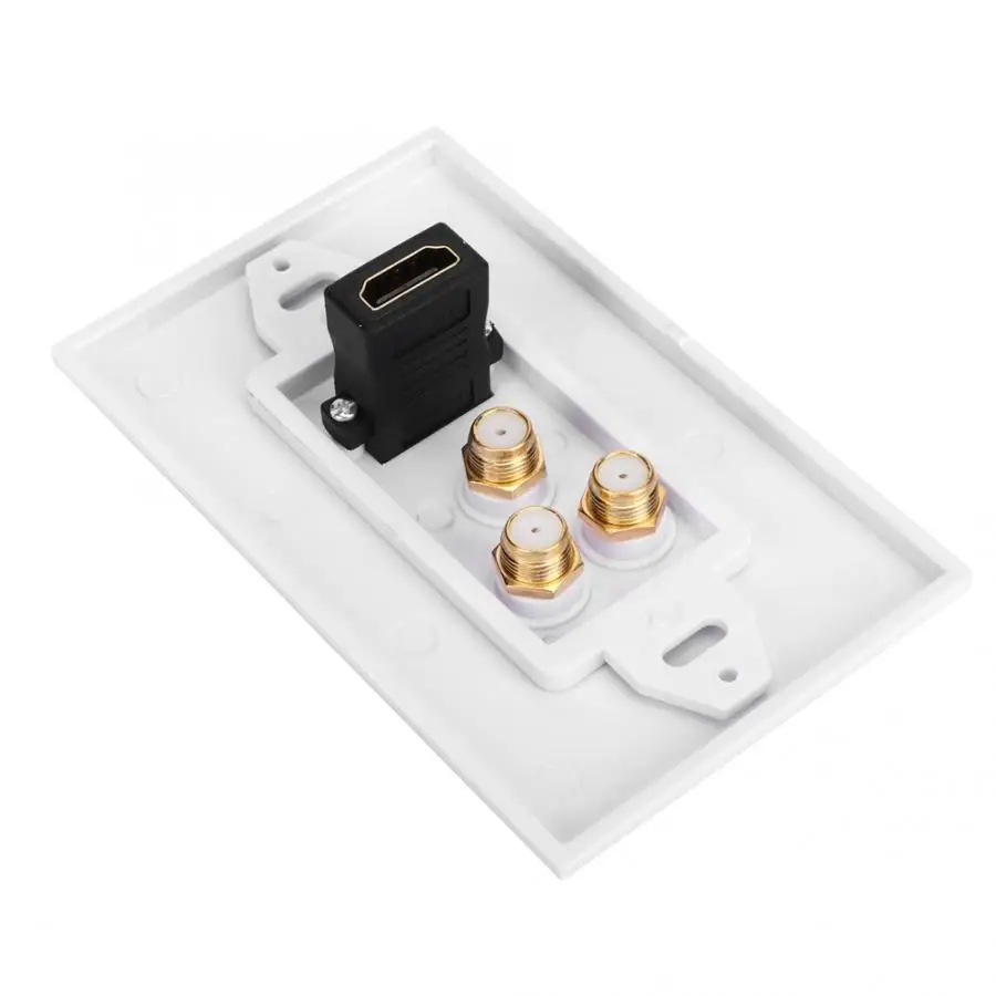 Многофункциональная Панель настенных розеток HDMI+ 3 F головная настенная панель для дома офиса здания стандарта США