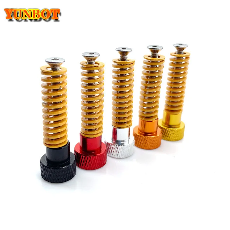 3d Printer Parts M3*40 Screw& Aluminum alloy Leveling Spring Kit For Heated Bed Cr10 Ender-3 Um2 Prusa I3 Mk2/mk3 Hotbed