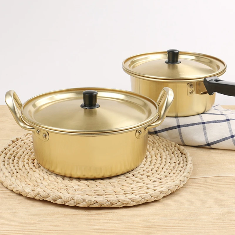 

Korean Cooking Pots Fast Food Noodles Pot Ramen Pots Small Kitchen Saucepan Cookware Sets Cooking Kitchen Noodle Pot Aluminum