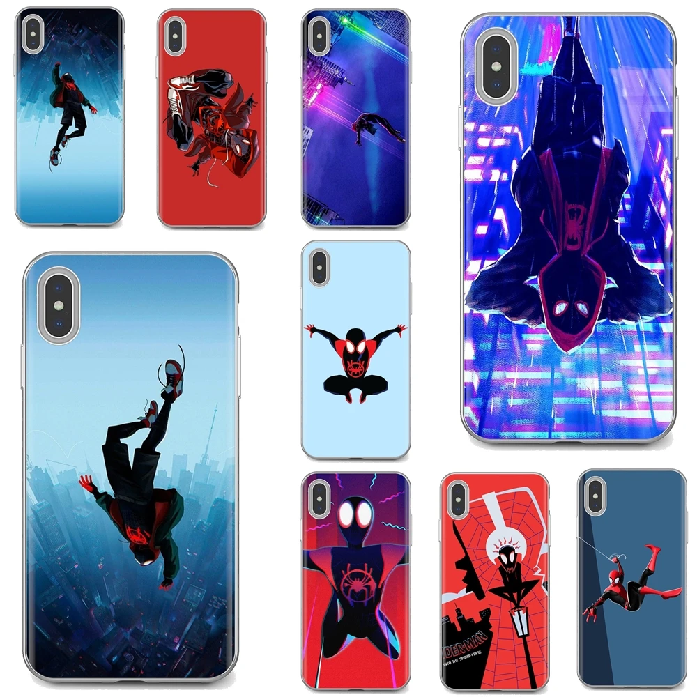Прозрачный силиконовый чехол для телефона с изображением Майлса Моралеса iPod Touch 5