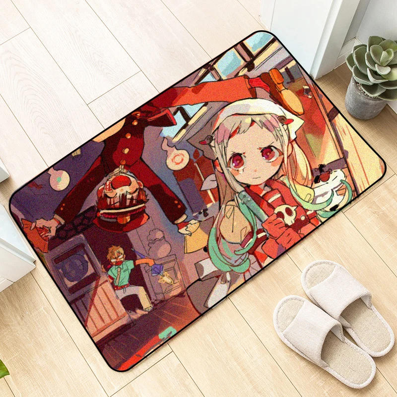 

Anime Jibaku Shounen Hanako-kun Floor Mat Carpet Decor Bedroom Anti-slip Rugs DIY Doormat Kitchen Mats
