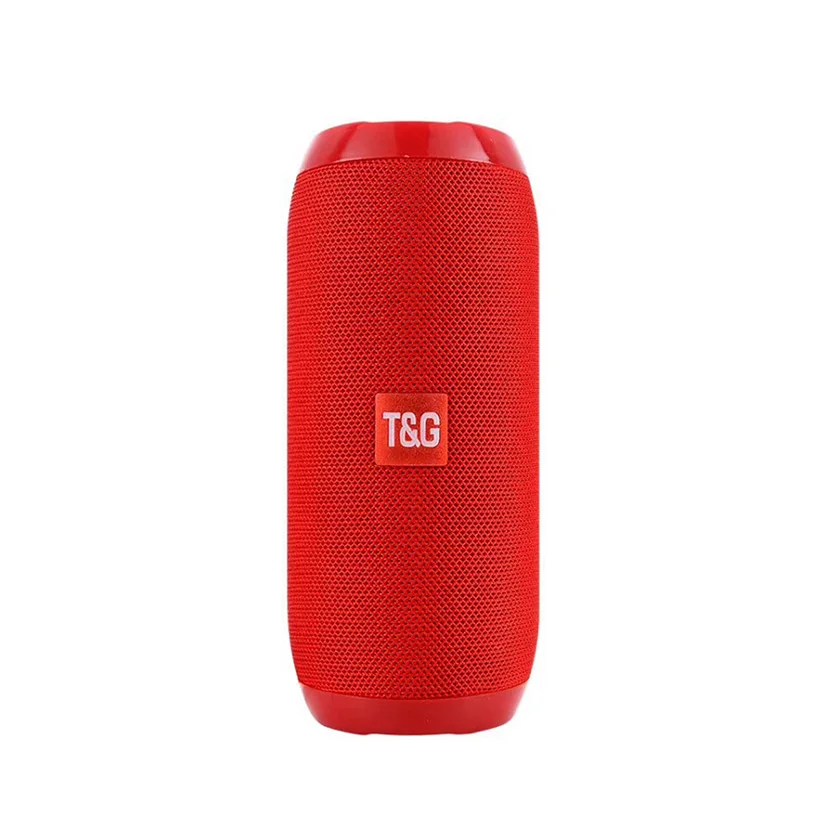 Красный TG117 10 Вт Bluetooth открытый динамик водонепроницаемый портативный беспроводной Колонка громкий динамик коробка Поддержка TF карта FM радио Aux вход - Цвет: Красный