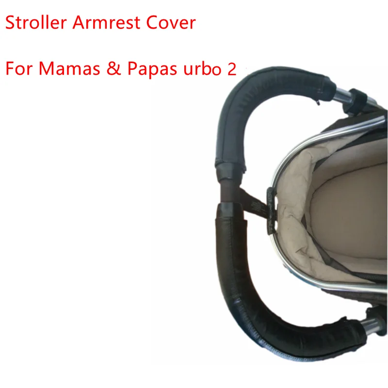 Leather Covers For Mamas & Papas urbo 2 Baby Stroller Bumper Pram Handle Sleeve Case Armrest Protective Cover Bar Accessories