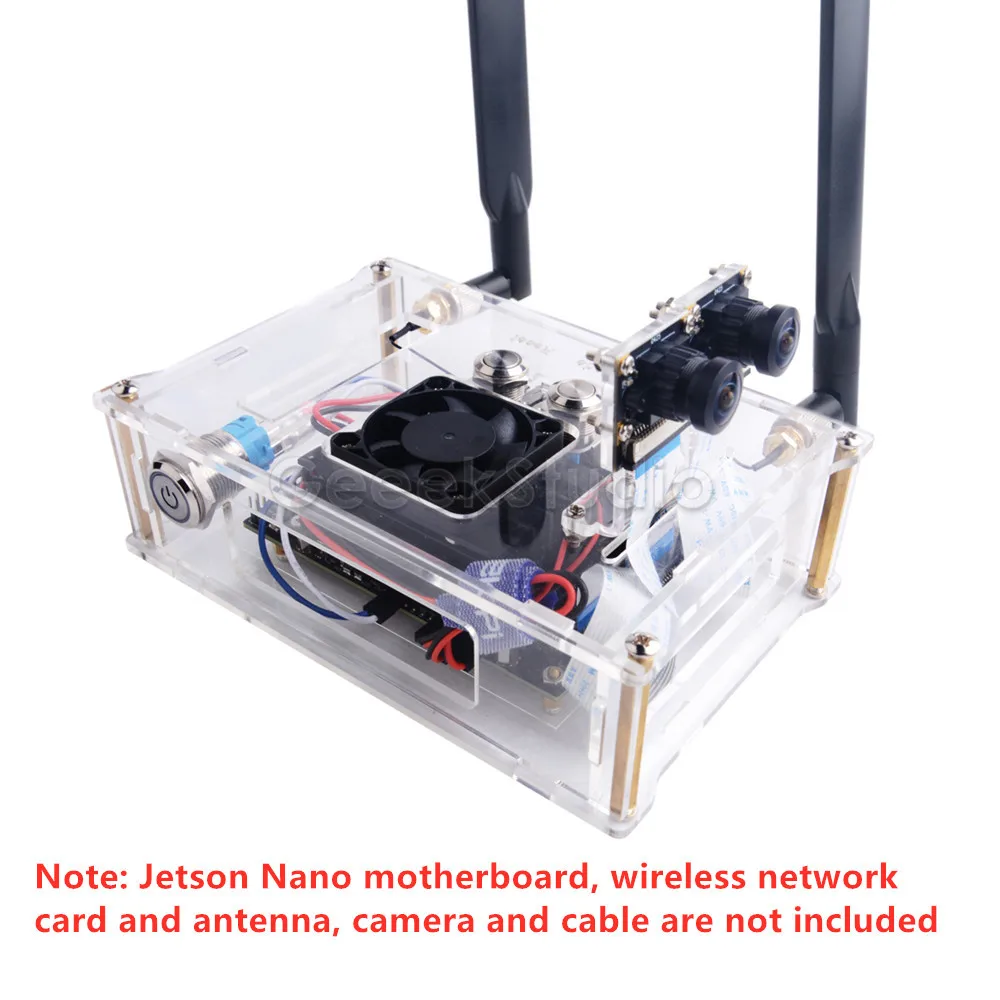 Nvidia Jetson nano b01開発者キット,jetsonnano透明アクリル
