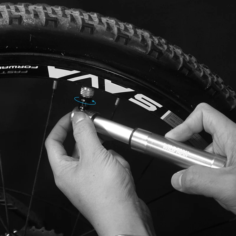 WILD MAN Bicycle Tire Pump Alloy Hand Air Pump Cycling Tire