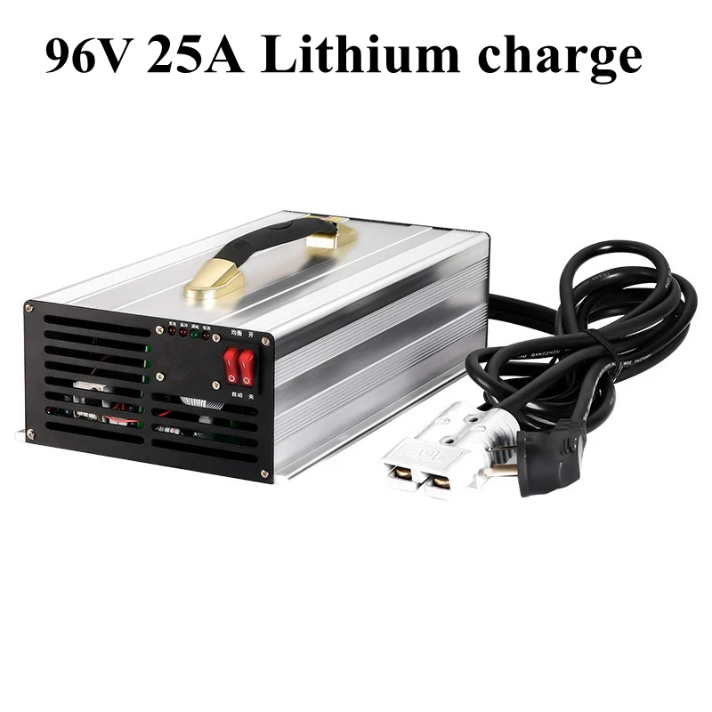 Smart Charger 96v 25A Lithium Battery Charger 26S Li Ion/32S Lifepo4/20S LTO/lead Acid Battery Charger for Sanitation Car