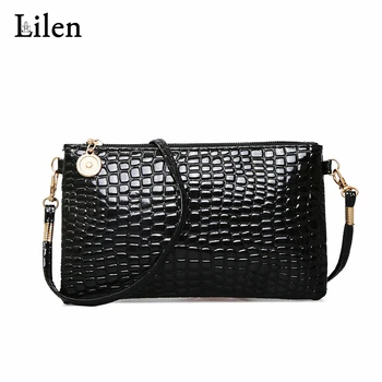 

LILEN Crocodile Pattern Women Long Clutch Wallet Large Capacity Wallets Purse Lady Purses Phone Pocket Card Holder Wallets