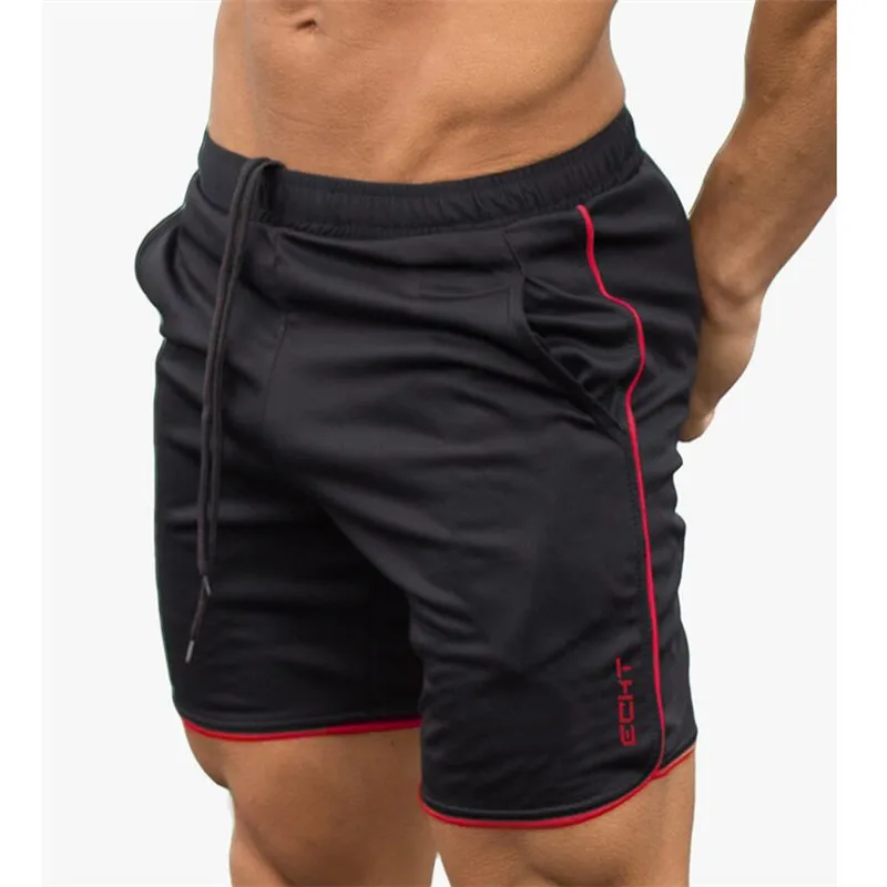

2020 New fashion gym shorts men's Bermuda men's shorts casual brand clothing letters stretch waist fitness shorts