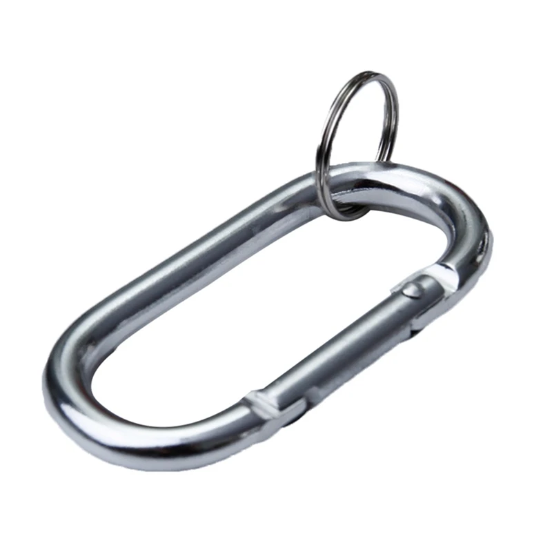 

For Outdoor Aluminum Alloy Climbing Button Carabiner D-Shaped Hanger Rough Hanging Buckle Climbing Button Multi-Function Hanger