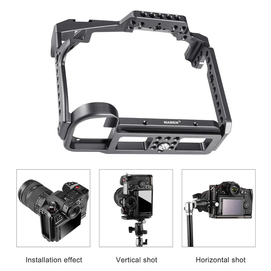 Клетка для камеры MAMEN Panasonic LUMIX S1H/ S1/ S1R S1 из алюминиевого сплава крепления штатива