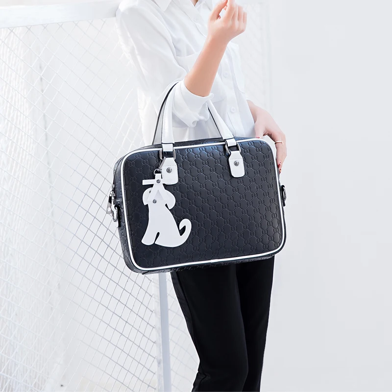 Женская сумка для ноутбука, дорожный портфель, деловые сумки для ноутбуков 13 14 15 15,6 дюймов для Macbook, женская сумка через плечо