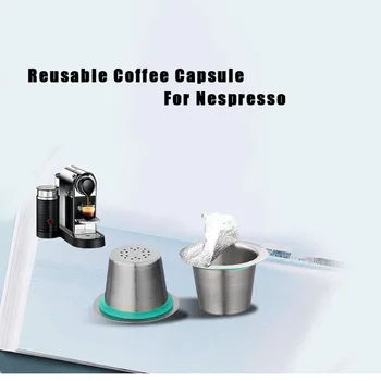 

24PCS Nespresso Coffee Pods Stainless Steel Refillable Capsulas Nesspreso Reusable Coffee Filter Cup New DIY Coffee Maker Tools