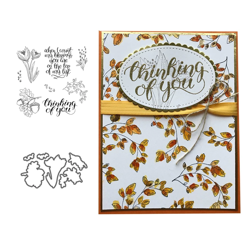 

New Arrival Count My Blessings Stencils die and stamps for DIY Scrapbooking/photo Album stamps Decorative Embossing DIY Cards