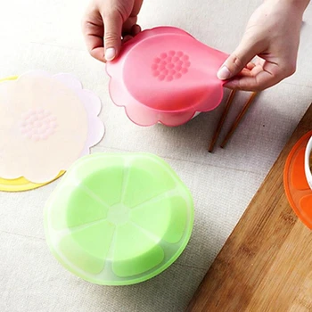 

Reusable Caps Bowl Cover Multi-function Silicone Bowl Cover For Keeping Wrap Food Fresh Kitchen Tool Home Storage New Creative