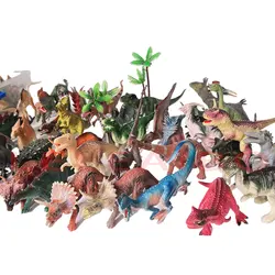 Dinosaurios de simulación para niños, animales salvajes, Tiranosaurio Rex, Wyvern, Velociraptor, Estegosaurio, Juguetes