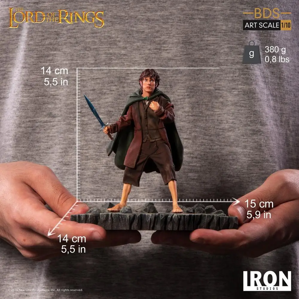 Железный студия Властелин колец хоббитс Фродо Бэггинс BDS художественная шкала 1/10 статуя