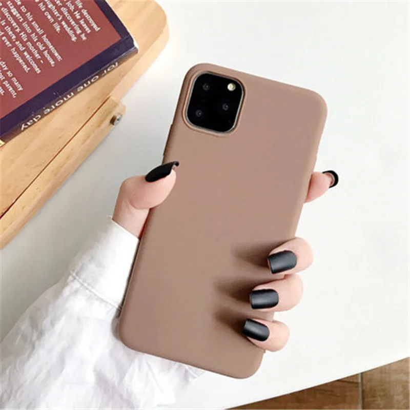 Ktggj-kaqi Роскошный мягкий матовый чехол s для iPhone 11X8 7 6 6S Plus противоударный чехол из термополиуретана и силикона для iPhone XS 11 Pro MAX XR 5 Чехол - Цвет: Ktggj-kaqi