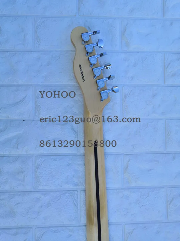 Фабрика изготовленная на заказ Relic telr гитара Sunburst цветные хромированные изделия клен гриф, customizPayPal доступны! T-06
