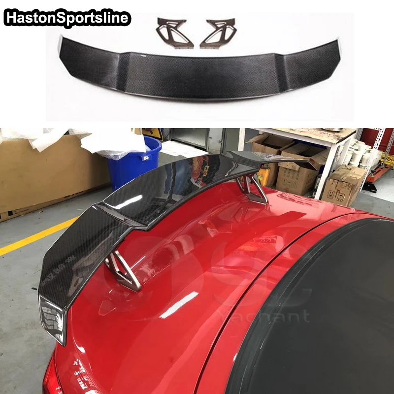 

Universal V Style Carbon Fiber Car Styling Rear Lip Trunk spoiler Auto Wing for Audi A3 A4 A5 A6 A7 A8 TT R8 Sedan