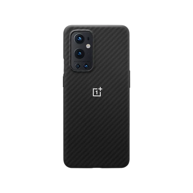 Premium OnePlus 9 Pro Carbon Fiber Sandstone Bumper Case