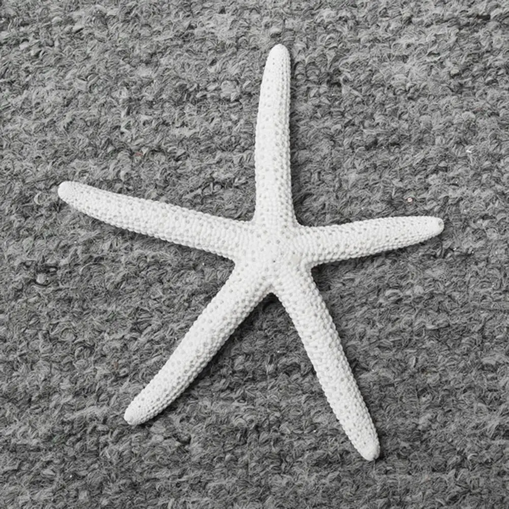 50×Resin Artificial Finger Starfish Coastal Christmas Tree Ornament Wedding Deco 