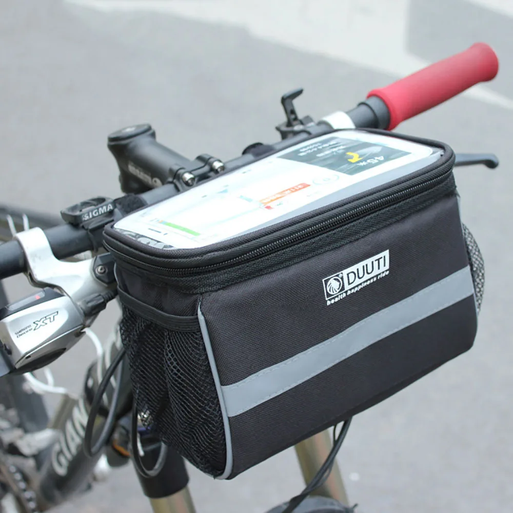 На открытом воздухе Велоспорт MTB велосипедный руль сумка велосипед сотовый мобильный телефон сумка чехол для ниже 7 дюймов телефон Аксессуары для велосипеда