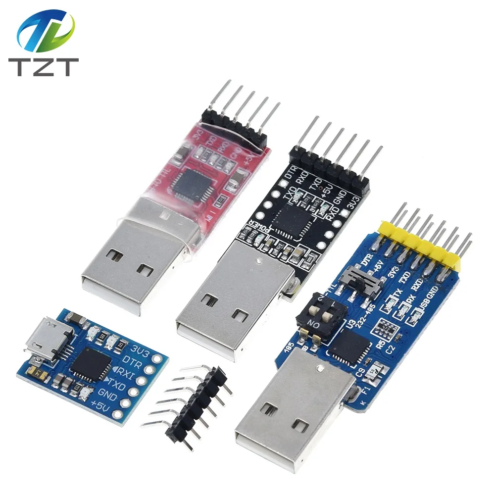 CP2102 USB 2 0 к UART TTL 5 контактный разъем модуль последовательный преобразователь STC