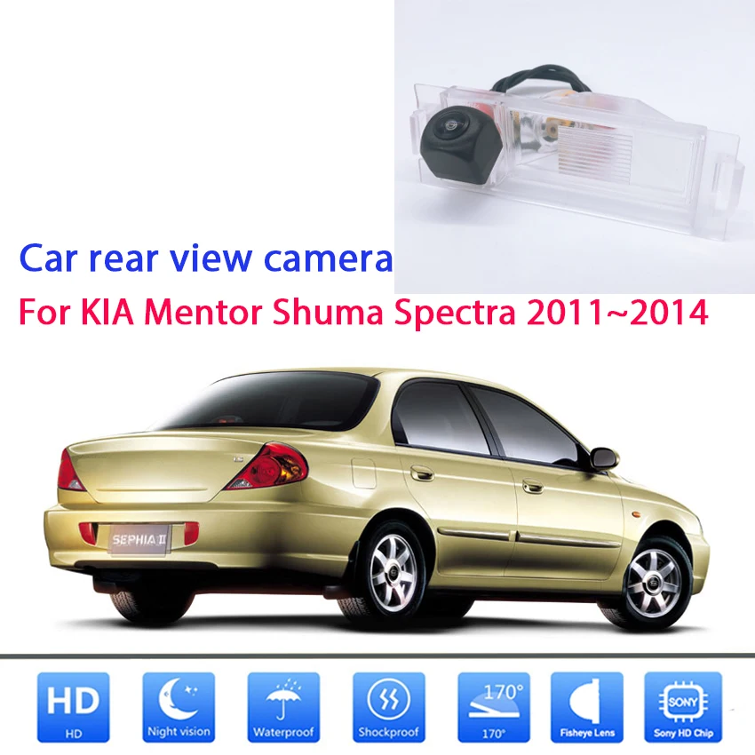 

Автомобильная камера заднего вида для KIA Mentor Shuma Spectra 2011 2012 2013 2014 Full HD CCD камера ночного видения