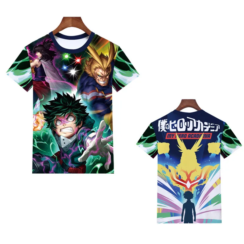 Boku no hero academy, новые футболки для косплея my hero academy, мужские футболки с героями мультфильмов my hero academy для мужчин/женщин