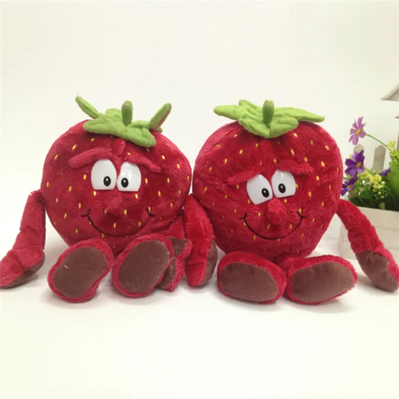 

Summer Fruit Cartoon Strawberry Plush Toy Pillow Children's Gift Christmas Fruit Pillow