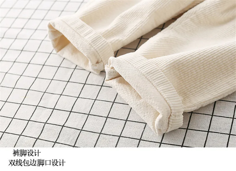 Штаны для маленьких мальчиков; модные корейские вельветовые брюки для мальчиков; повседневные свободные штаны; весенне-осенние детские шаровары для мальчиков;