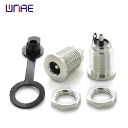 DC-099 M10 5.5 x 2.1mm DC Power Jack Socket Female Panel Mount Connector Metal DC099 10mm 5.5*2.1 5.5*2.5