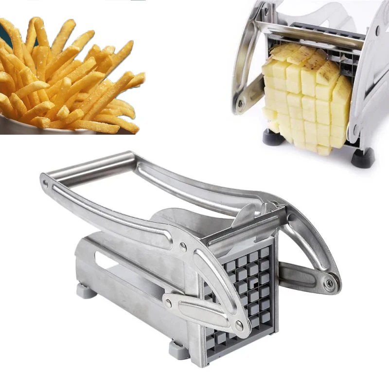 Cortador de papas fritas, cortador de papas fritas fácil de limpiar para  cortar fácilmente, picador de patatas para papas fritas, zanahorias, pepinos