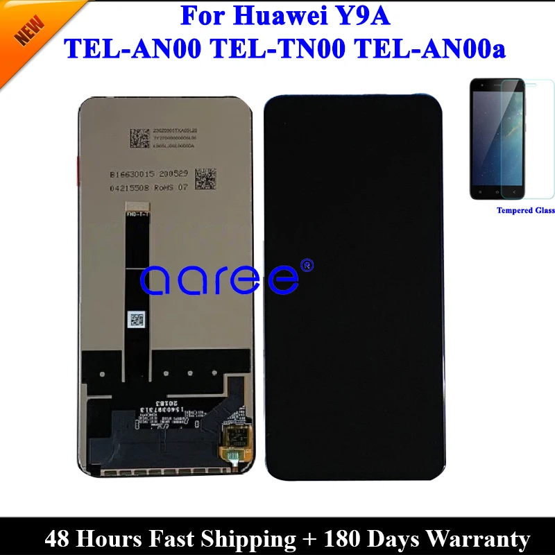 

6,63 'ЖК-дисплей для Huawei Y9A LCD для Huawei Y9A TEL-AN00 TEL-TN00 дисплей ЖК-экран сенсорный дигитайзер сборка