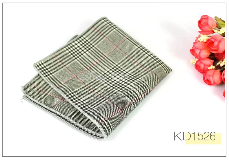 Хлопковый Карманный платок для костюма, Мягкий клетчатый хлопковый платок, модный Карманный платок для мужчин, смешанные цвета