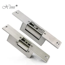 ZOTER Narrow Type Electric Door Lock for Home Office Wood Metal Door NC Mode Fail Safe DC 12V Access Control Electric Strike Lock