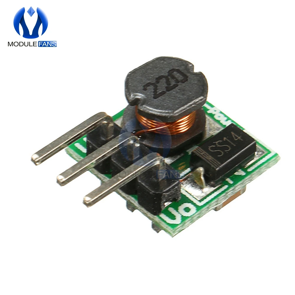 5PCS Mini DC-DC 0.8-3.3V to 3.3V Step up Boost Power Module Voltage Converter