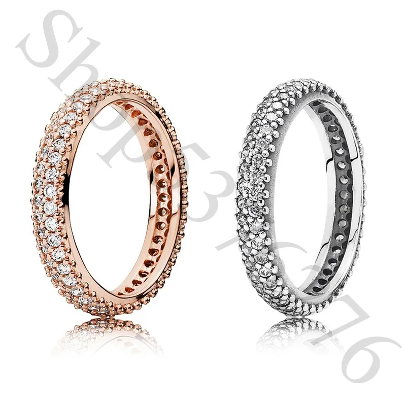 

Authentic 925 Sterling Silver Original Inspiration Within Sparkling Curve Europe Ring For Women Bead Charm Gift DIY Jewelry