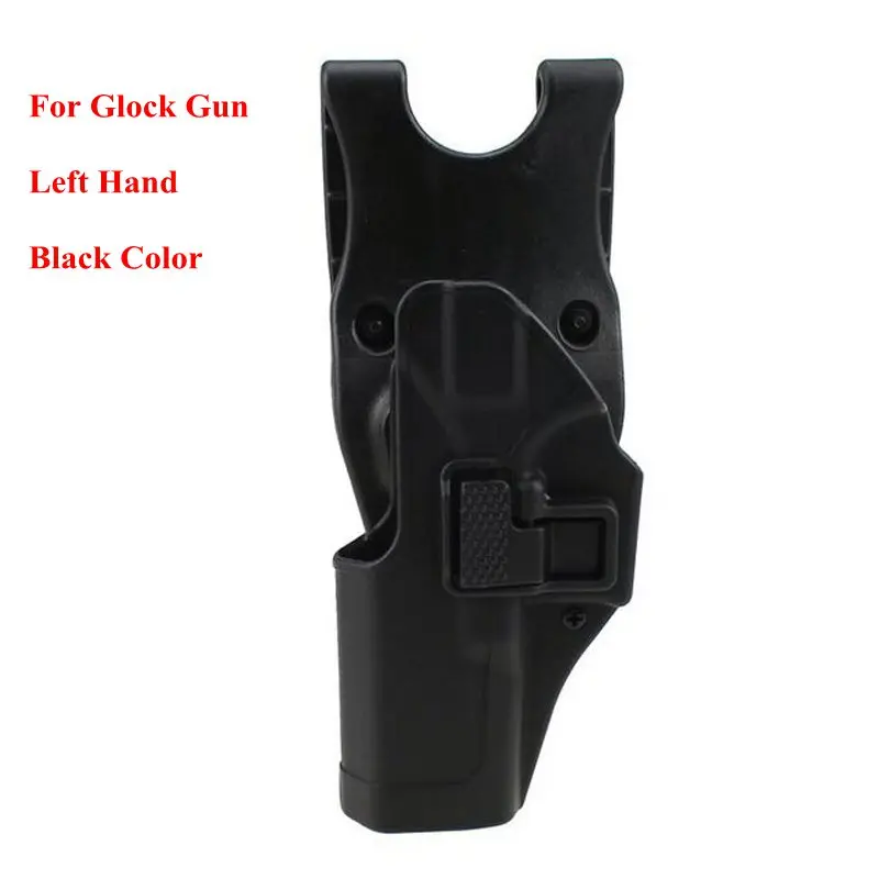 Glock Left Black Чехол для ружья для правой/левой руки, охотничий страйкбол, военный армейский ремень для ружья, кобура для тактического пистолета Glock 17 19 22 23 31 Beretta M9 - Цвет: Glock Left Black