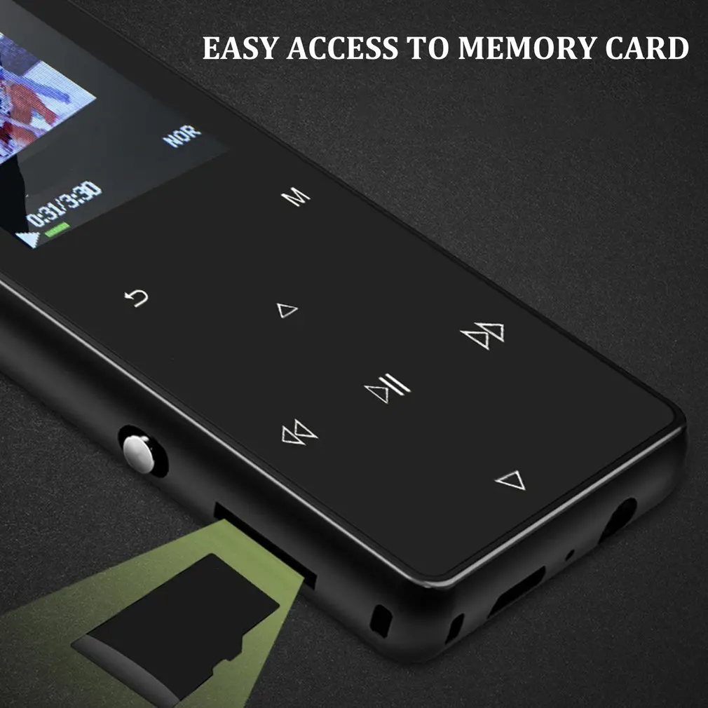 Роскошный Металлический MP4 плеер Bluetooth плеер портативный тонкий MP3 MP4 медиа 1,8 дюймов 8 ГБ/16 Гб музыкальный плеер подарок FM Hi-Fi Walkman