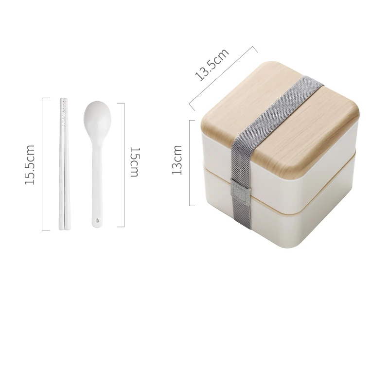 square Prep Naturals пластиковые контейнеры для еды Kawaii Bento Box контейнеры стеклянные контейнеры для хранения продуктов с крышками для пикника - Цвет: square