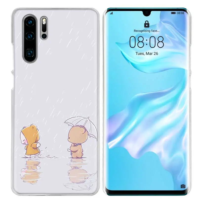 09 Жесткий чехол для huawei P30 P20 P10 mate 30 20 10 Nova 5 5i Pro Lite P Smart Z Plus Прекрасный Пингвин полярный медведь - Цвет: 09