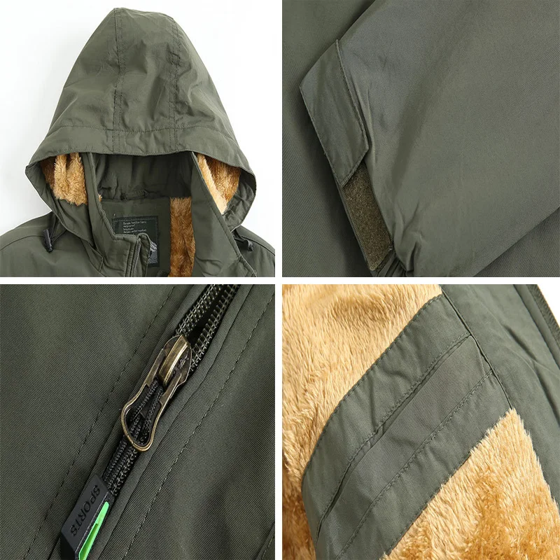 DIMUSI зимняя мужская куртка мужская Толстая Флисовая теплая армейская тактическая ветровка мужская верхняя одежда дышащая с капюшоном пальто одежда