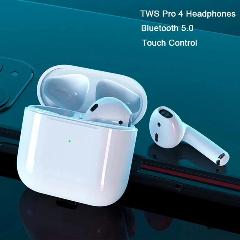 Pro4 Wireless Headphones Bluetooth Earphones Waterproof Earbuds Sports Earplugs Stereo Tws For Xiaomi Oppo Samsung Mini Headset